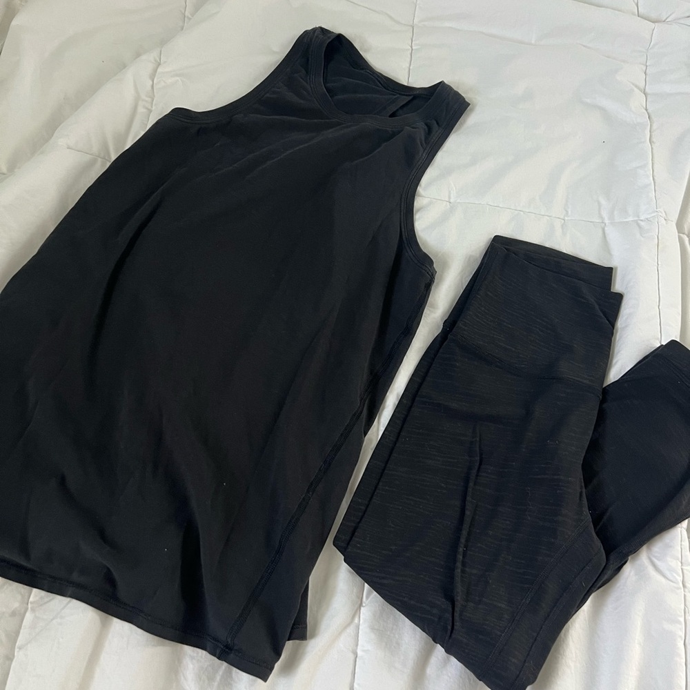 Lululemon tank top and leggings